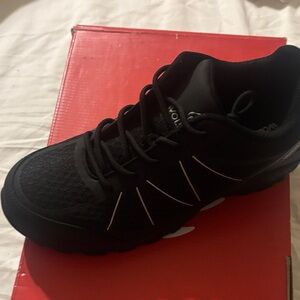 Mens Black Composite Toe Sneakers